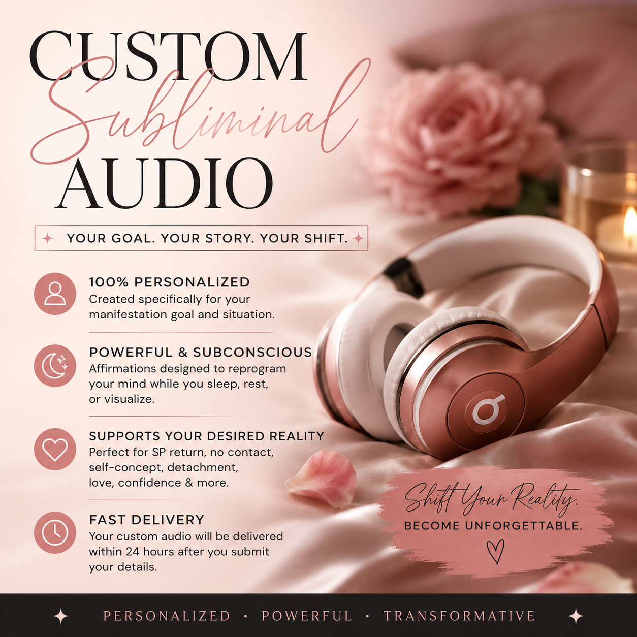 Custom Subliminal Audio